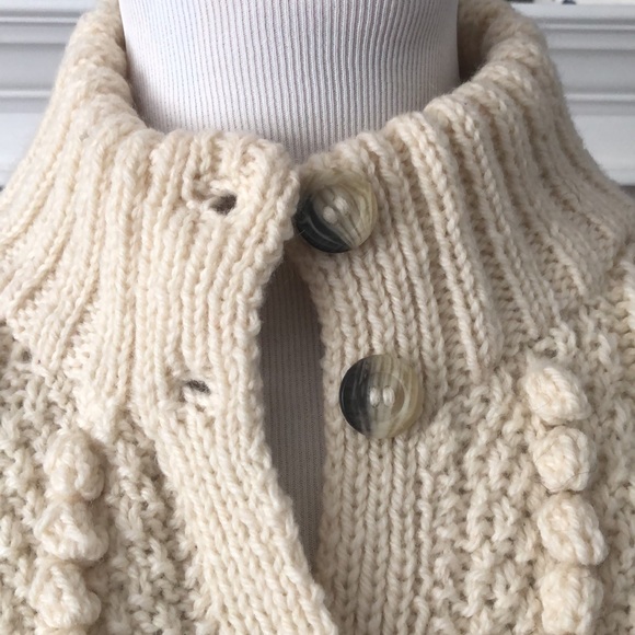 Lochcarron Men’s Hand Knitted Pure Wool Button Down Argyle Cardigan size Small - Picture 5 of 16